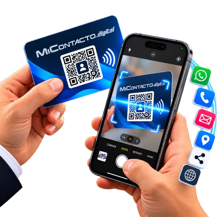 tarjeta de presentacion digita por medio de QR